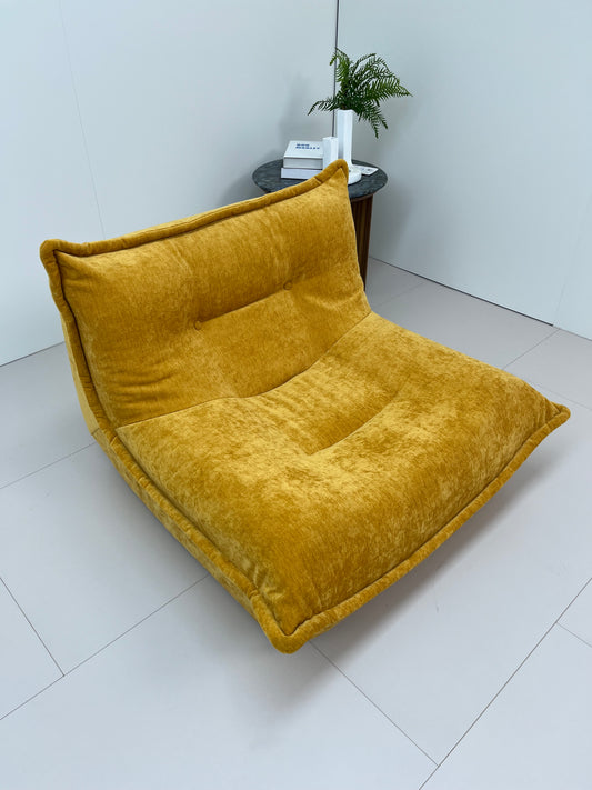 🧡 Sun Dumpling Chair – Single Seater (Sunset Orange)