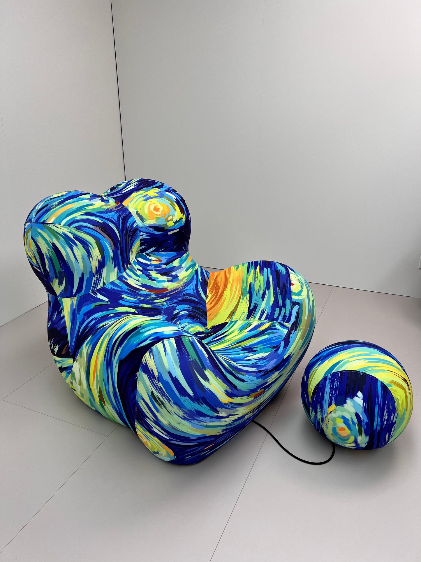 Mother's embrace Compressed Sofa - Mystic Starry Blue