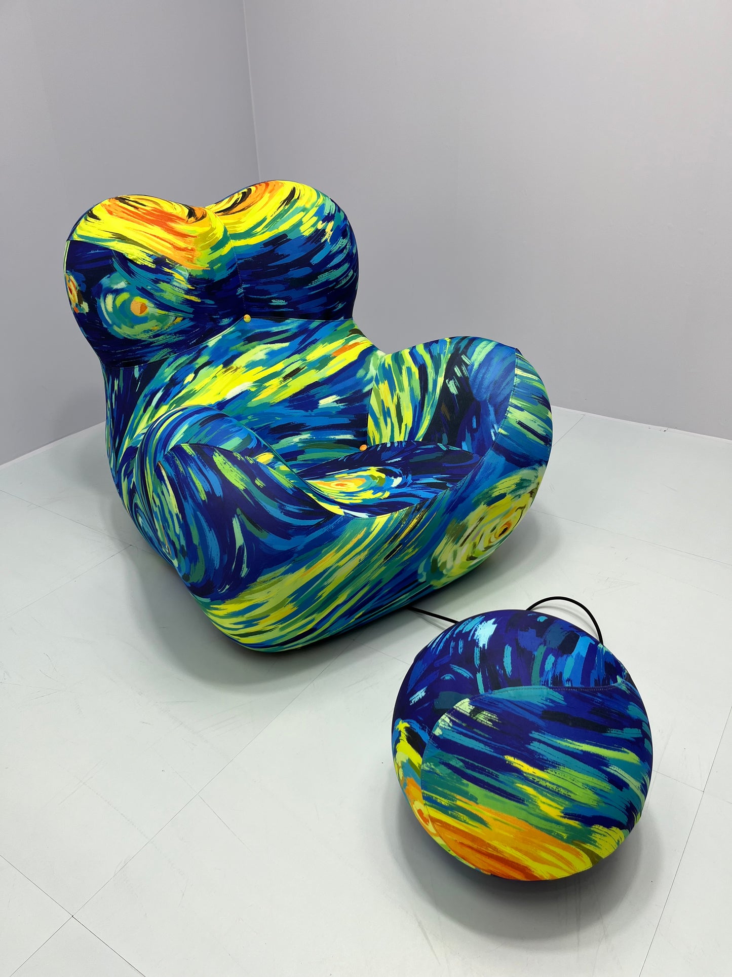 Mother's embrace Compressed Sofa - Mystic Starry Blue