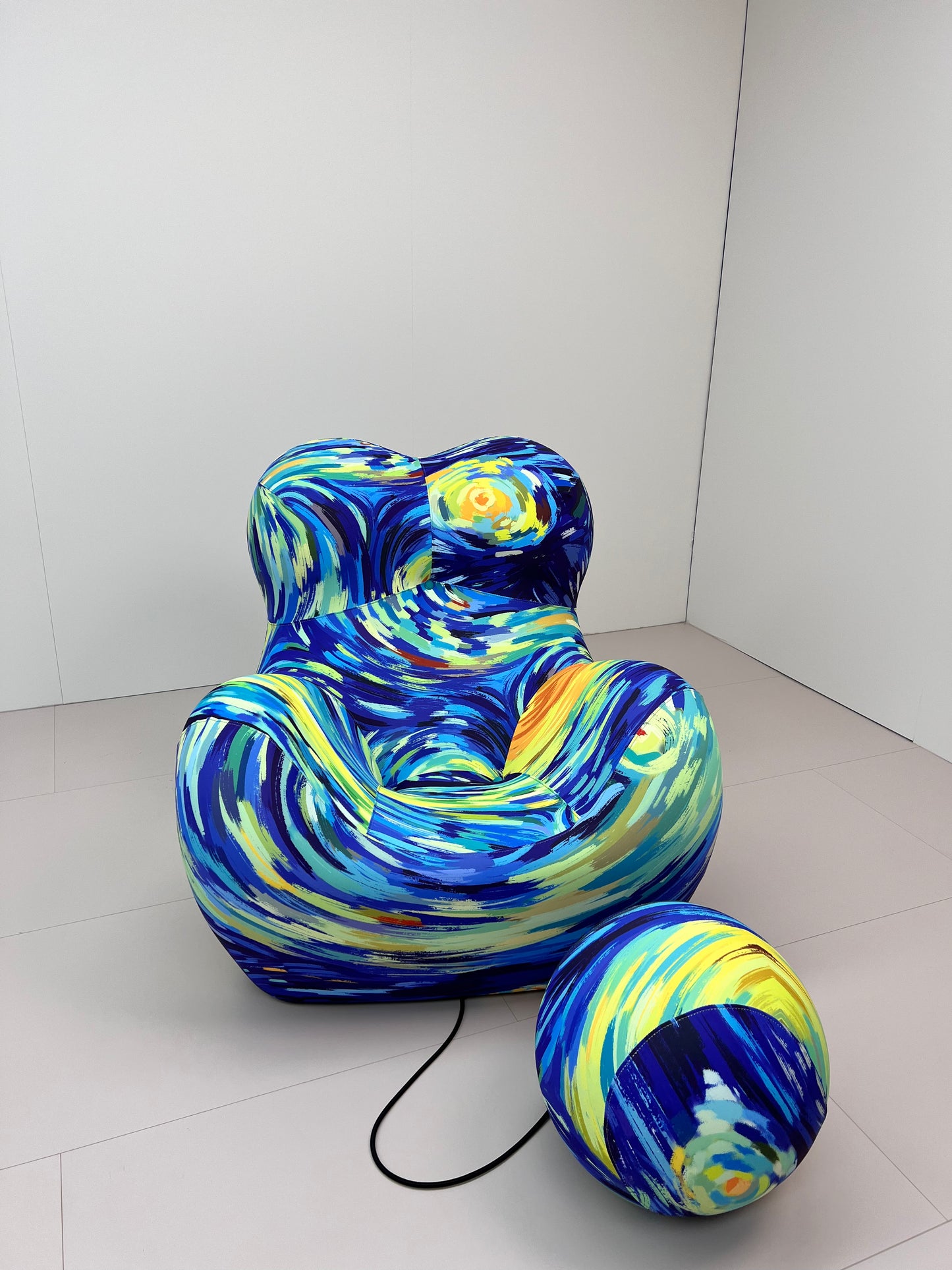 Mother's embrace Compressed Sofa - Mystic Starry Blue